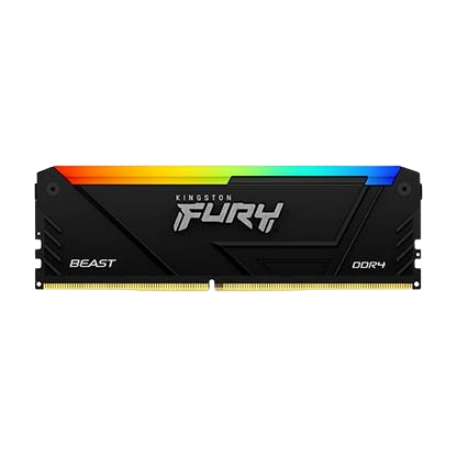 Оперативная память 16GB DDR4 3200MHz Kingston Fury Beast RGB (KF432C16BB2A/16)