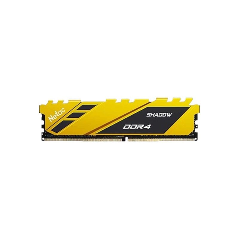 Оперативная память 16GB DDR4 3200MHz Netac Shadow Yellow (NTSDD4P32SP-16Y)