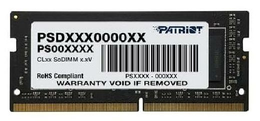 Оперативная память 16GB DDR4 3200MHz Patriot Signature SO-DIMM (PSD416G320081S)