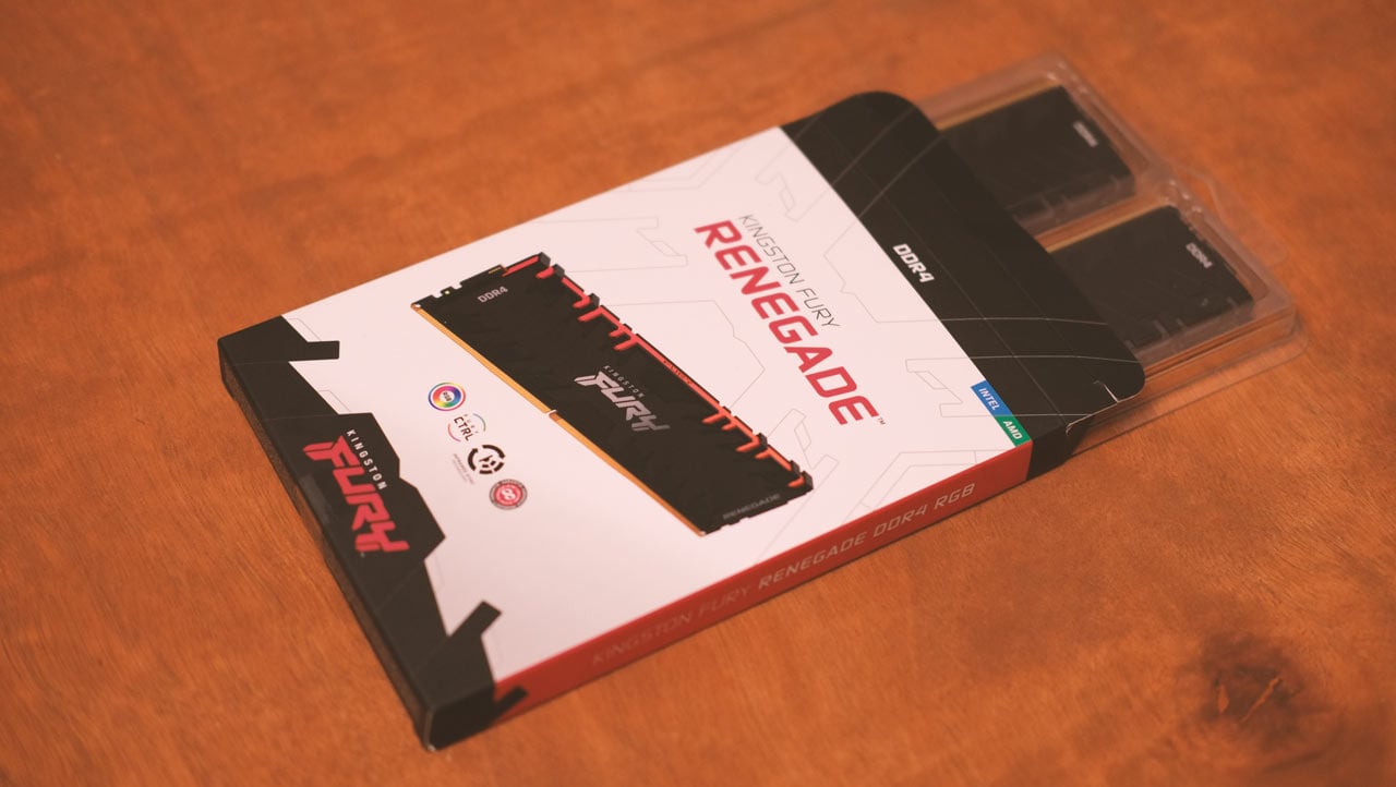 Оперативная память 16GB DDR4 4600MHz Kingston Fury Renegade Black (KF446C19RB2K2/16) (2x8GB KIT)