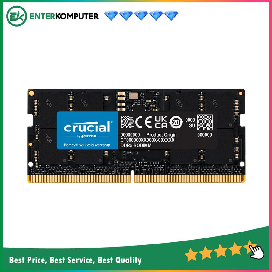 Оперативная память 16GB DDR5 5600MHz Crucial SO-DIMM (CT16G56C46S5)
