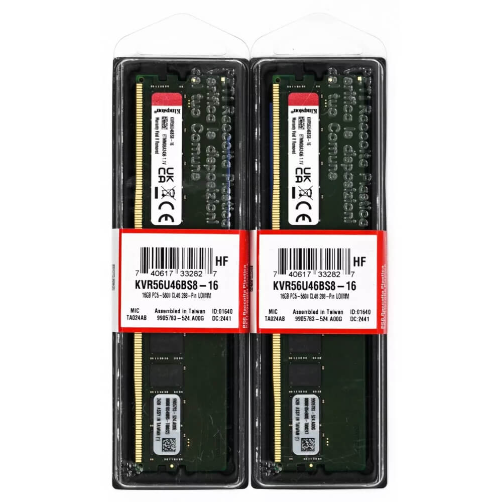 Оперативная память 16GB DDR5 5600MHz Kingston ValueRAM (KVR56U46BS8-16)