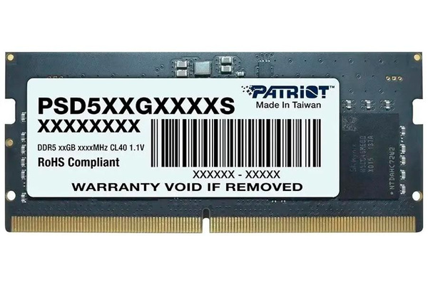 Оперативная память 16GB DDR5 5600MHz Patriot Signature SO-DIMM (PSD516G560081S)