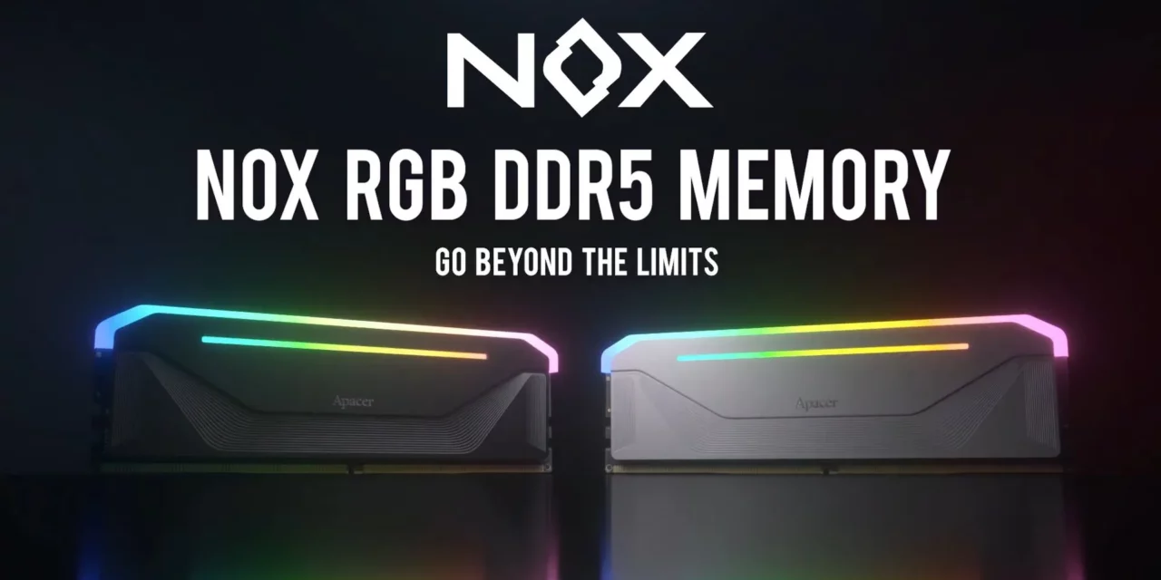Оперативная память 16GB DDR5 6000MHz Apacer NOX RGB (AH5U16G60C622NBAA-1)