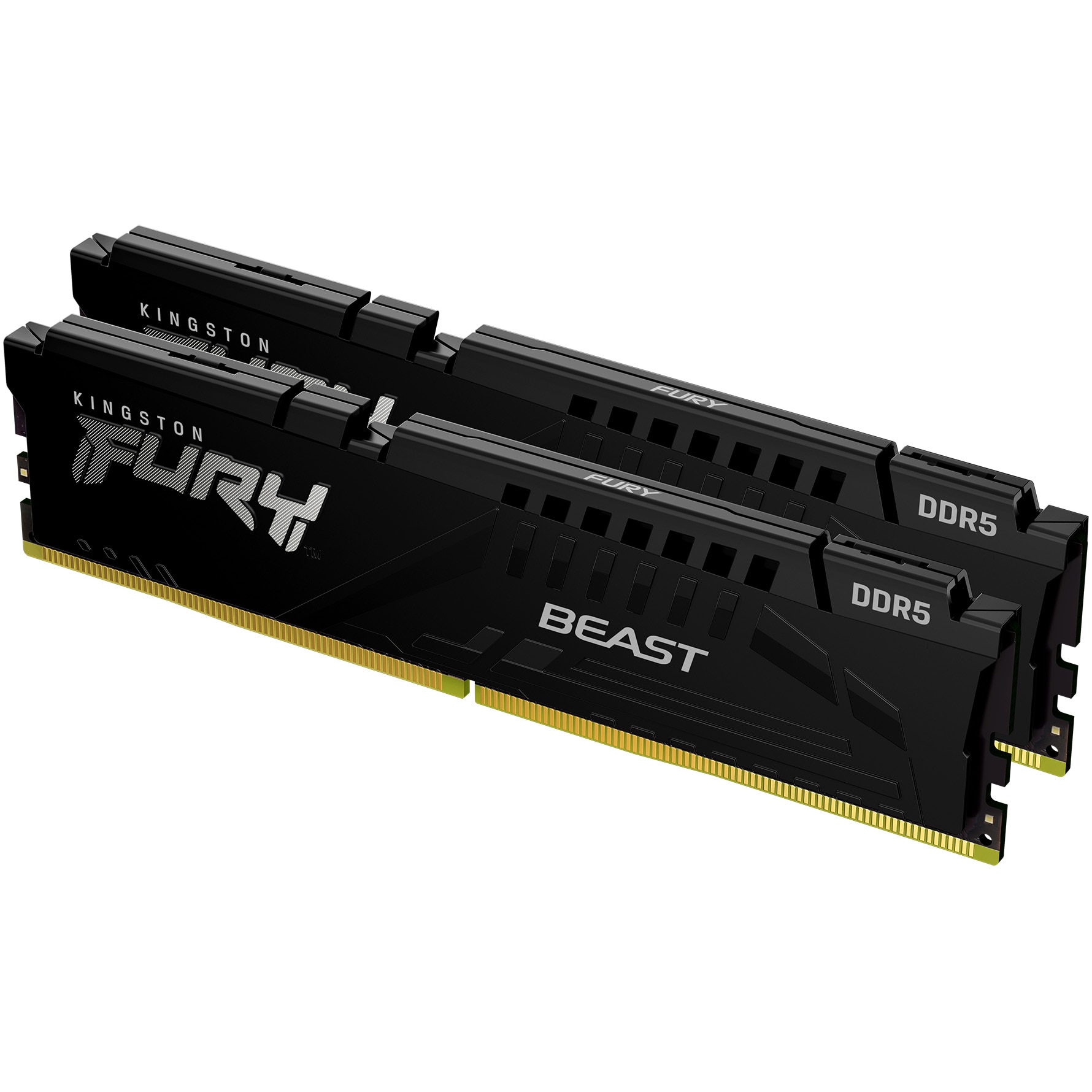 Оперативная память 16GB DDR5 6000MHz Kingston Fury Beast (KF560C36BBEK2-16) (2x8GB KIT)