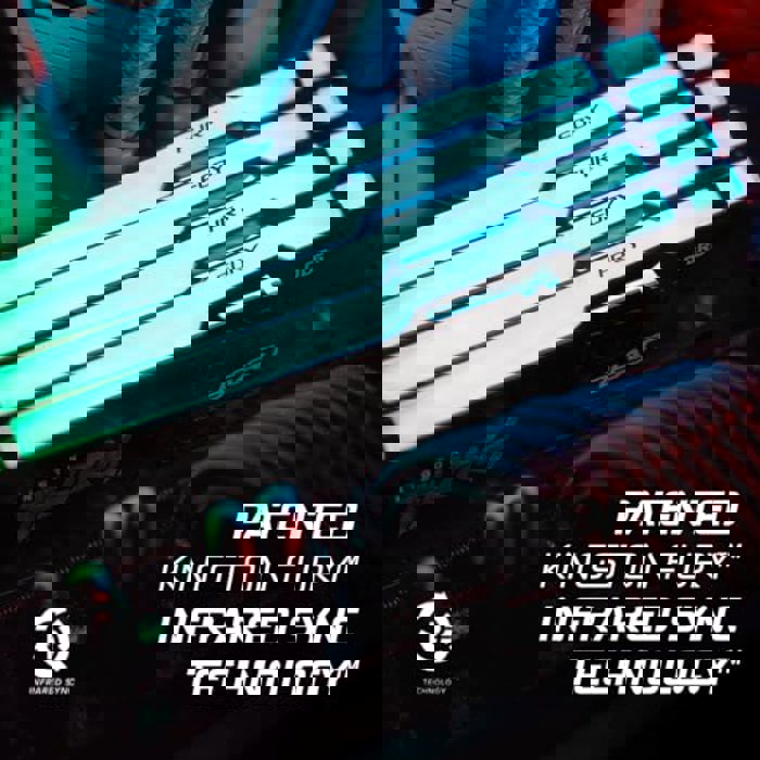 Оперативная память 16GB DDR5 7200MHz Kingston Fury Renegade RGB (KF572C38RSA-16)