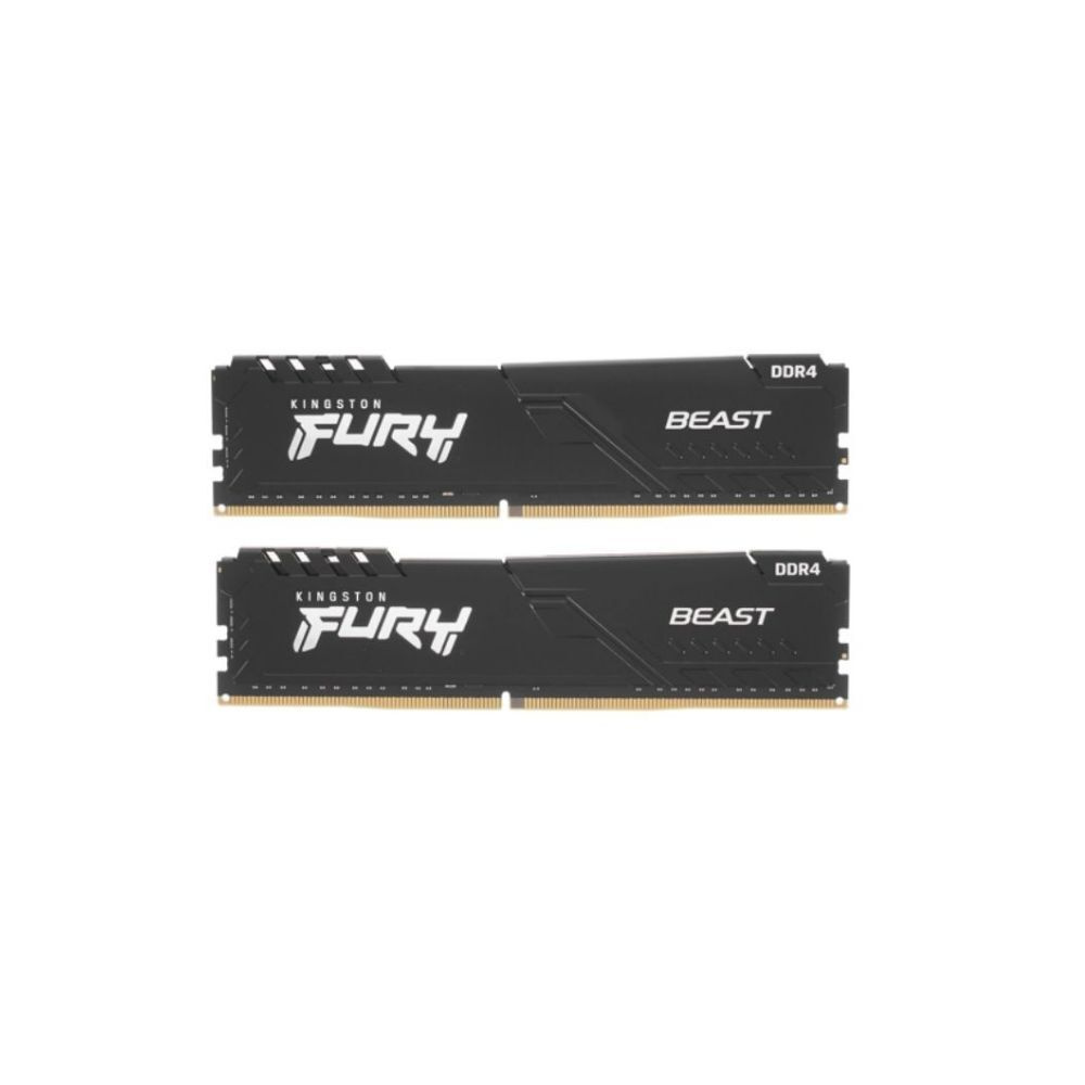 Оперативная память 32GB DDR4 3200MHz Kingston Fury Beast Black (KF432C16BBK2/32) (2x16GB KIT)