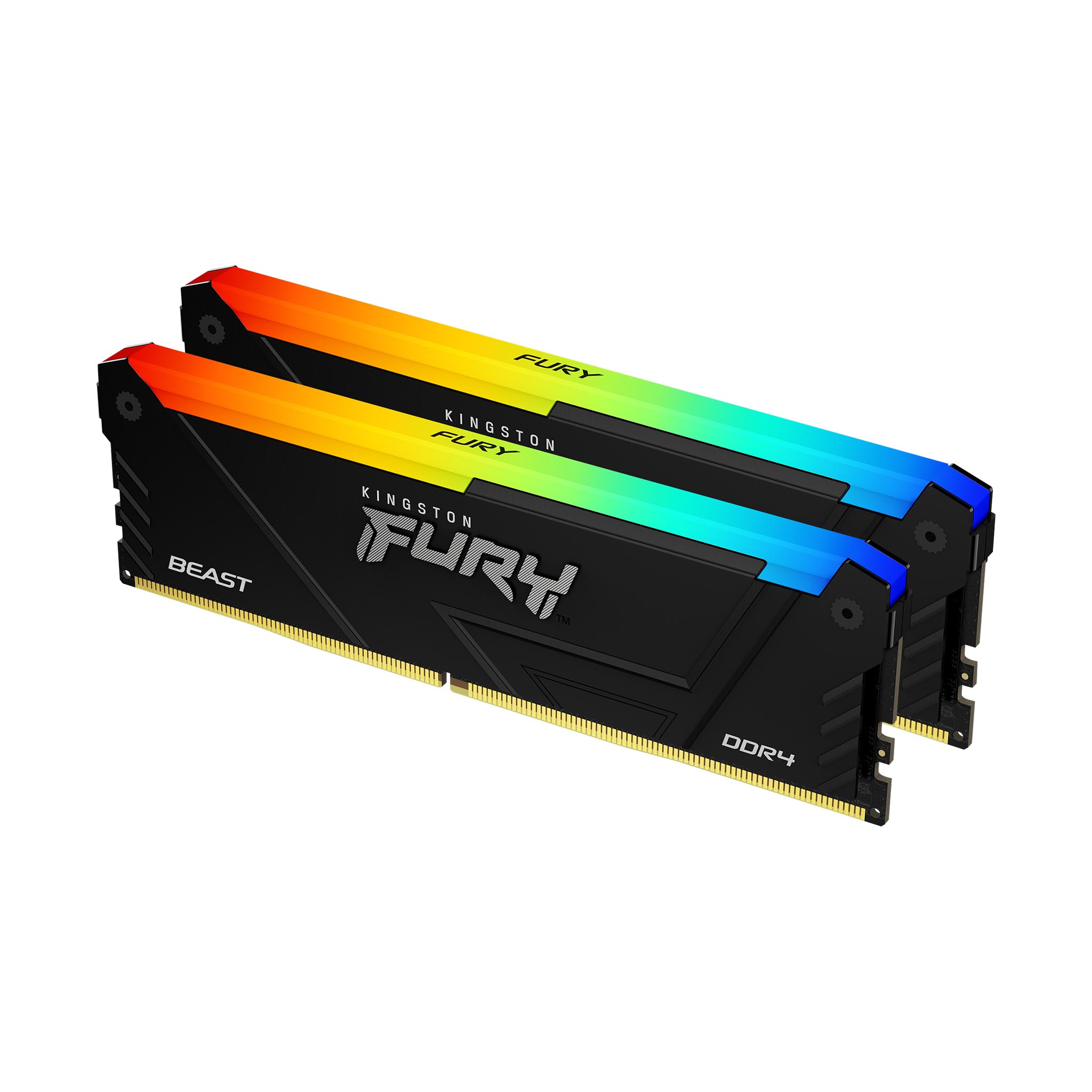 Оперативная память 32GB DDR4 3200MHz Kingston Fury Beast RGB (KF432C16BB12AK2/32) (2x16GB KIT)