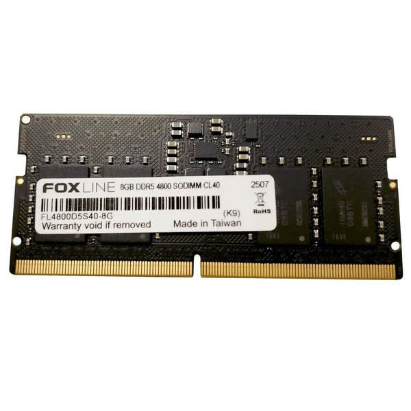 Оперативная память 32GB DDR5 4800MHz Foxline SO-DIMM (FL4800D5S40-32G)
