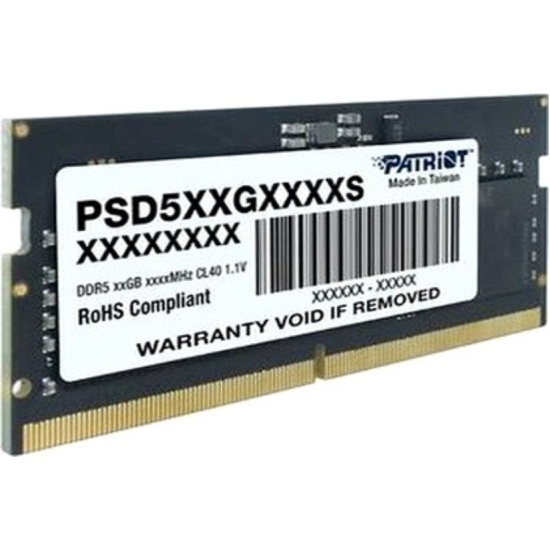 Оперативная память 32GB DDR5 4800MHz Patriot SO-DIMM (PSD532G48002S)