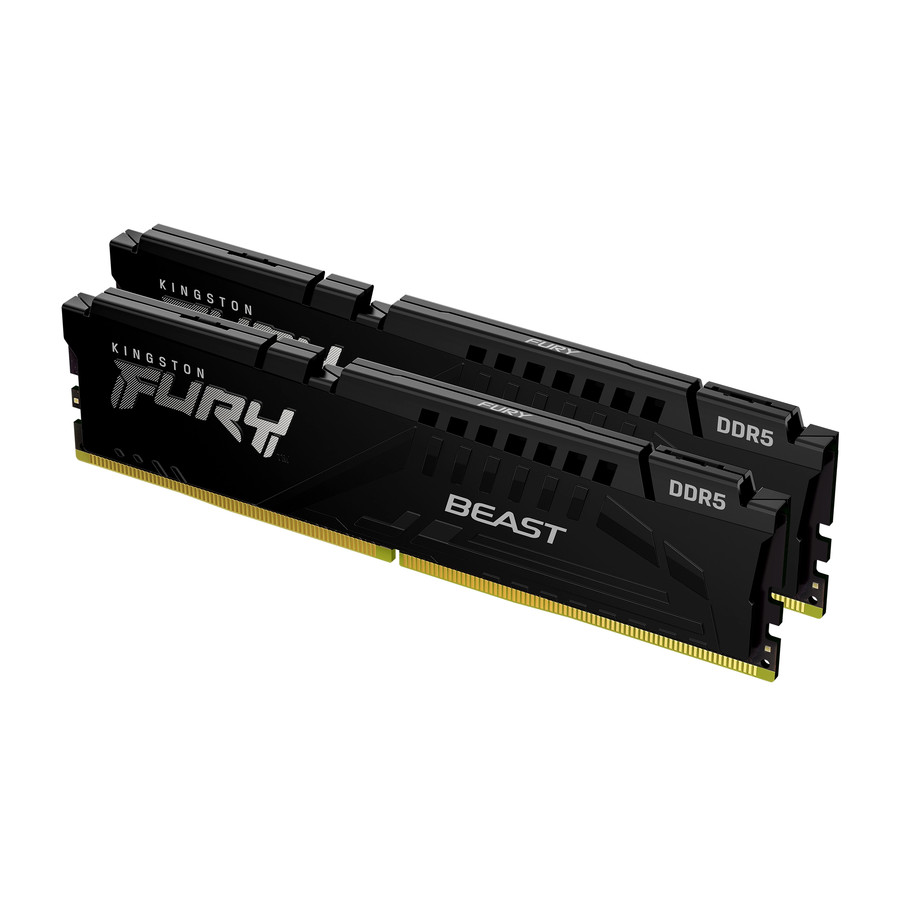 Оперативная память 32GB DDR5 5200MHz Kingston Fury Beast (KF552C40BBK2-32) (2x16GB KIT)