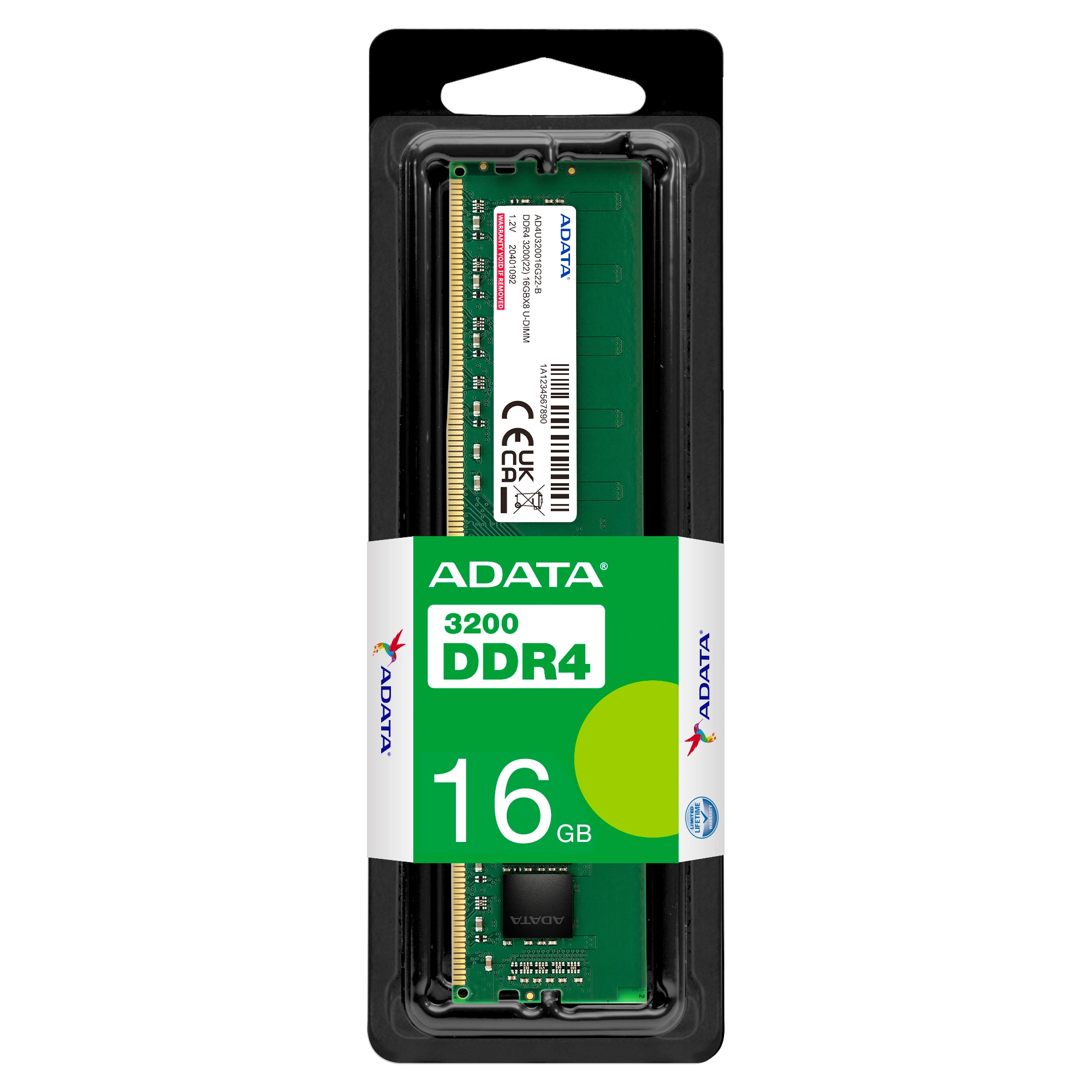 Оперативная память 32GB DDR5 5600MHz ADATA (AD5U560032G-S)