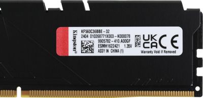 Оперативная память 32GB DDR5 6000MHz Kingston Fury Beast (KF560C36BBE-32)