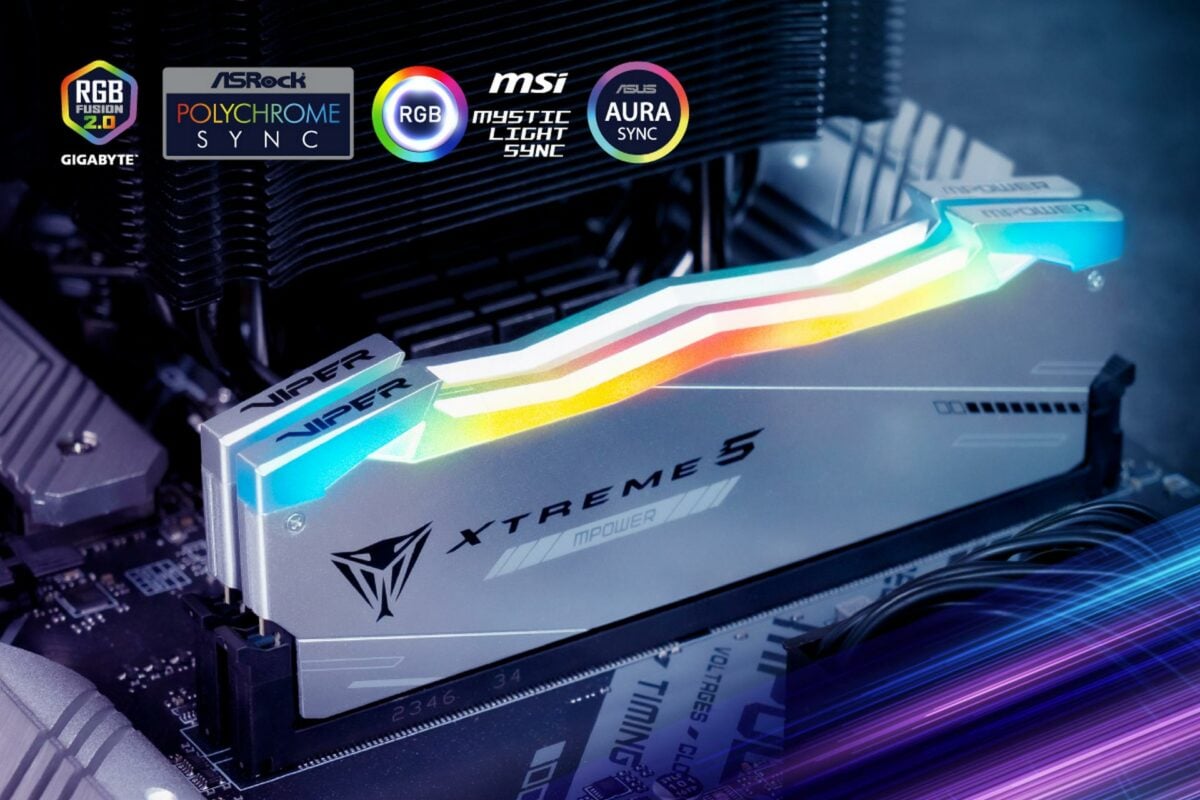 Оперативная память 32GB DDR5 6400MHz Patriot Viper Xtreme 5 RGB Mpower (PVXR532G64C32KM) (2x16GB KIT)
