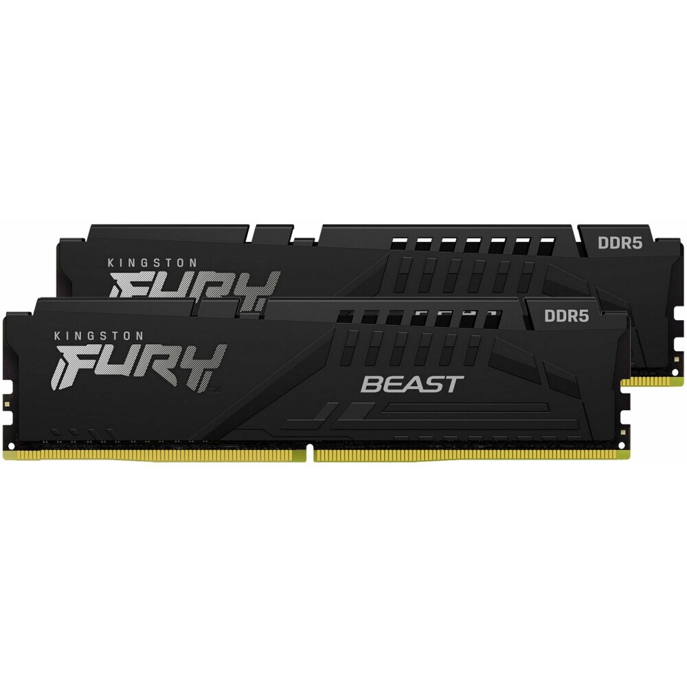Оперативная память 32GB DDR5 6800MHz Kingston Fury Beast (KF568C34BWEK2-32) (2x16GB KIT)