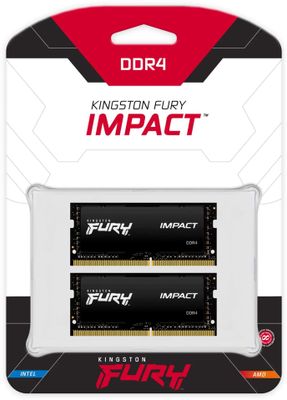 Оперативная память 64GB DDR4 3200MHz Kingston SO-DIMM (KF432S20IBK2/64) (2x32GB KIT)