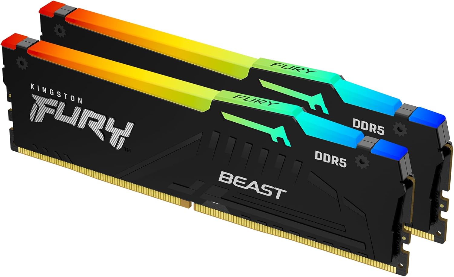 Оперативная память 64GB DDR5 5200MHz Kingston Fury Beast White (KF552C40BWK2-64) (2x32GB KIT)