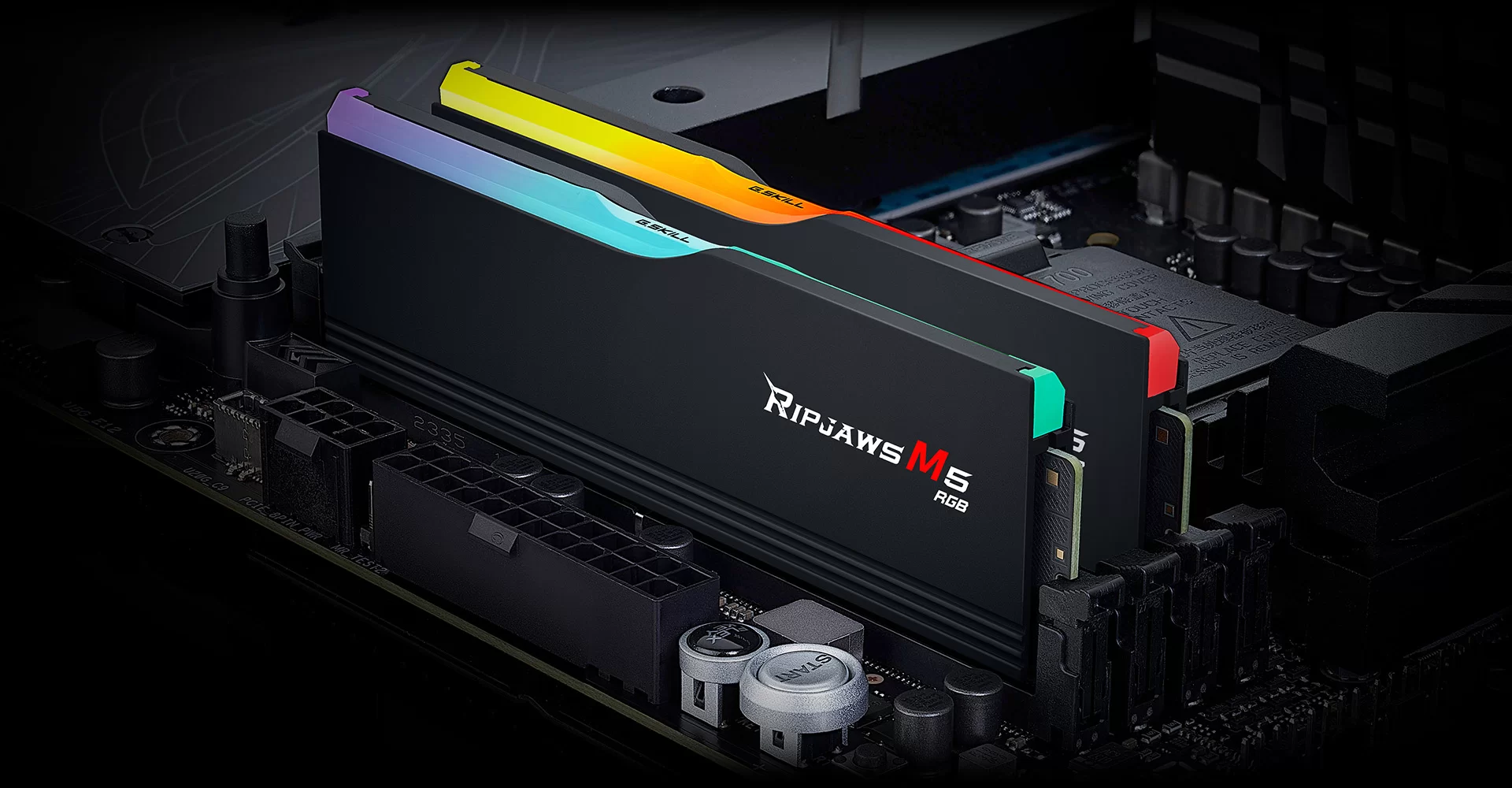 Оперативная память 64GB DDR5 6000MHz G.Skill Ripjaws M5 RGB (F5-6000J3238G32GX2-RM5RK) (2x32GB KIT)