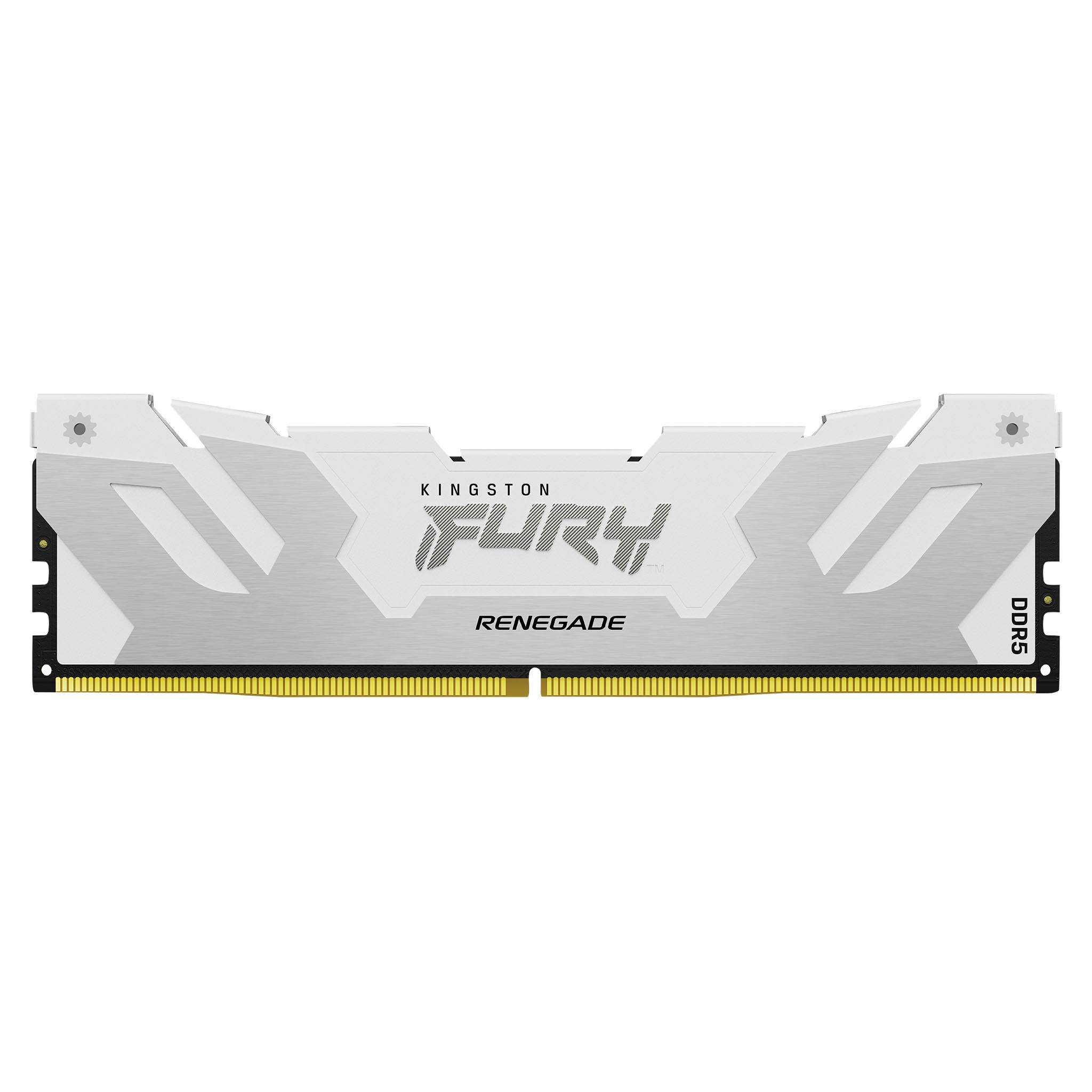 Оперативная память 64GB DDR5 6400MHz Kingston Fury Renegade White (KF564C32RWK2-64) (2x32GB KIT)