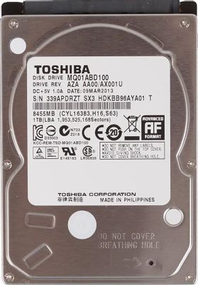 Жёсткий диск 1TB SATA-II Toshiba (MQ01ABD100)