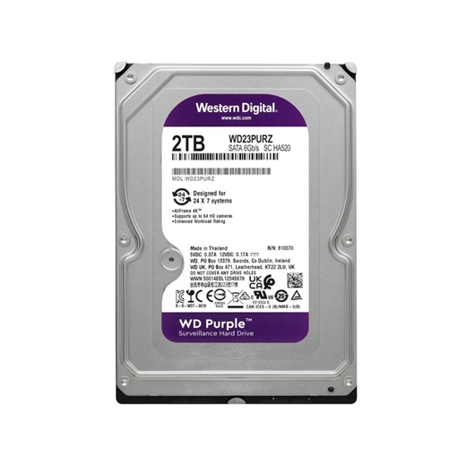 Жёсткий диск 2TB SATA-III WD Purple (WD23PURZ)
