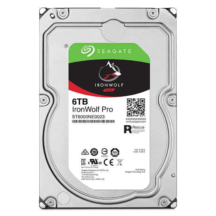Жёсткий диск 6TB SATA-III Seagate IronWolf Pro (ST6000NT001)