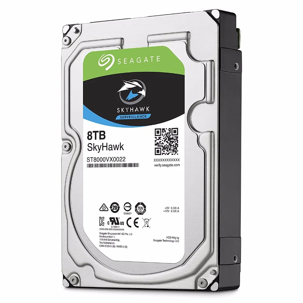Жёсткий диск 8TB SATA-III Seagate SkyHawk Surveillance (ST8000VX009)