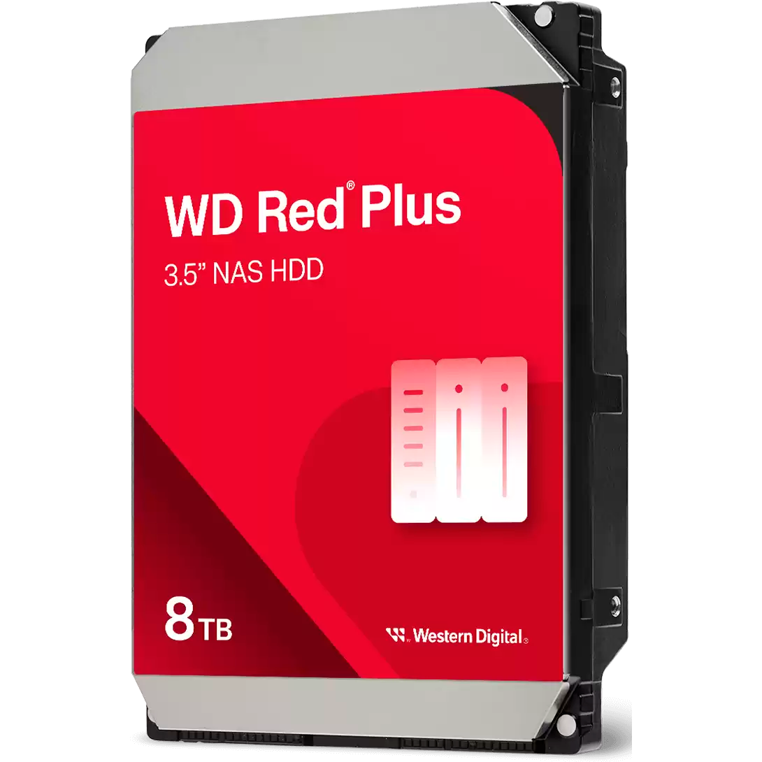 Жёсткий диск 8TB SATA-III WD Red Plus (WD80EFPX)