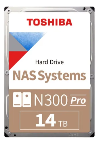 Жёсткий диск 10TB SATA-III Toshiba N300 Pro NAS (HDWG71AXZSTB)