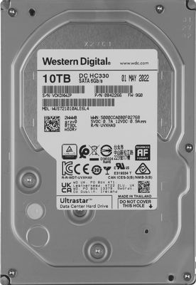 Жёсткий диск 10TB SATA-III WD Ultrastar DC HC330 (0B42266/0B42305/0B42301/0B44496)