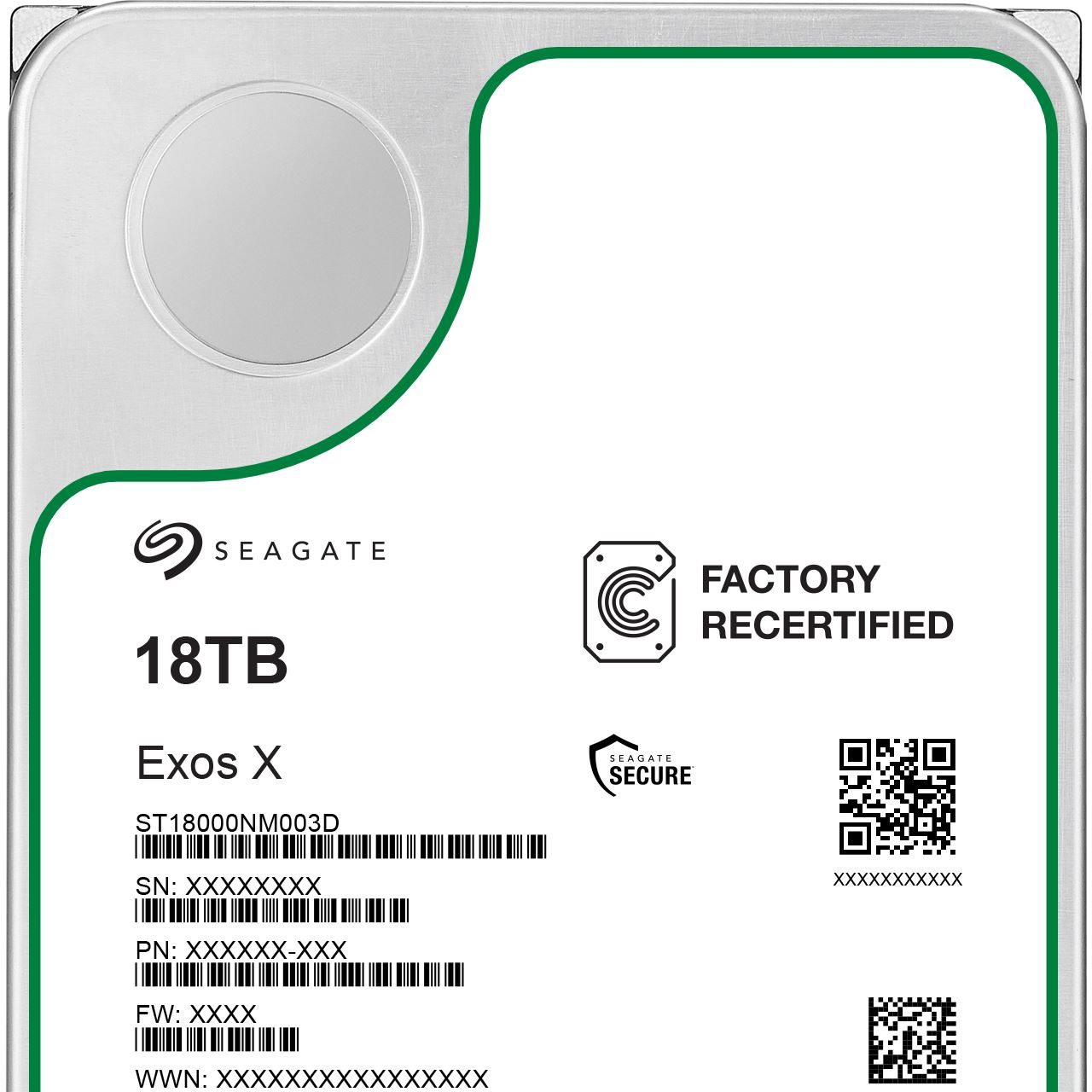 Жёсткий диск 16TB SATA-III Seagate Exos (ST16000NM002C) Factory Recertified