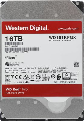 Жёсткий диск 16TB SATA-III WD Red Pro (WD161KFGX)