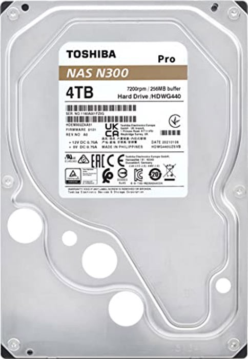 Жёсткий диск 20TB SATA-III Toshiba N300 Pro (HDWG62AXZSTB)