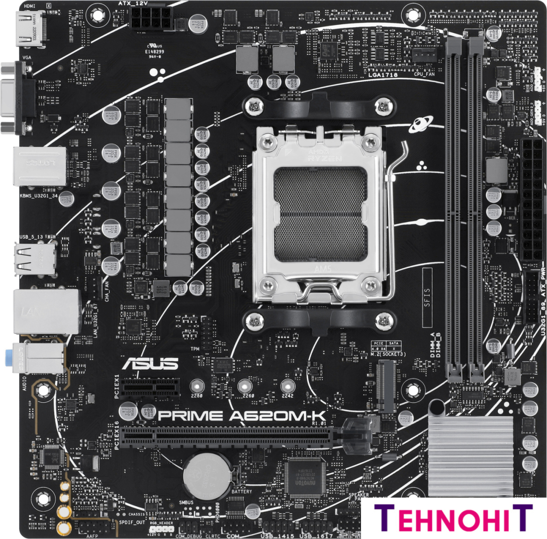 Материнская плата ASUS PRIME A620M-K