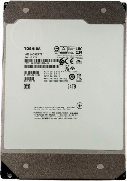 Жёсткий диск 24TB SATA-III Toshiba MG11 (MG11ACA24TE)