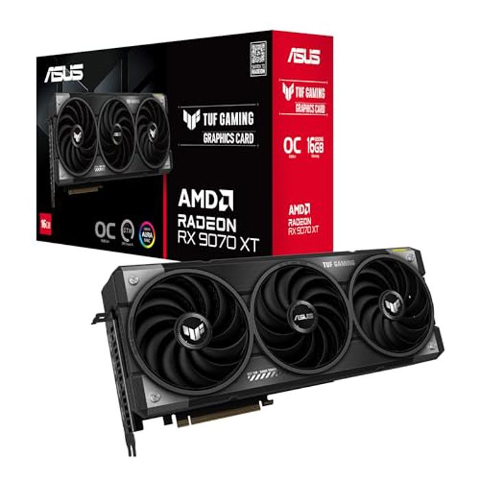 Видеокарта AMD Radeon RX 9070 XT ASUS OC 16GB ( PRIME-RX9070XT-O16G-WHITE)