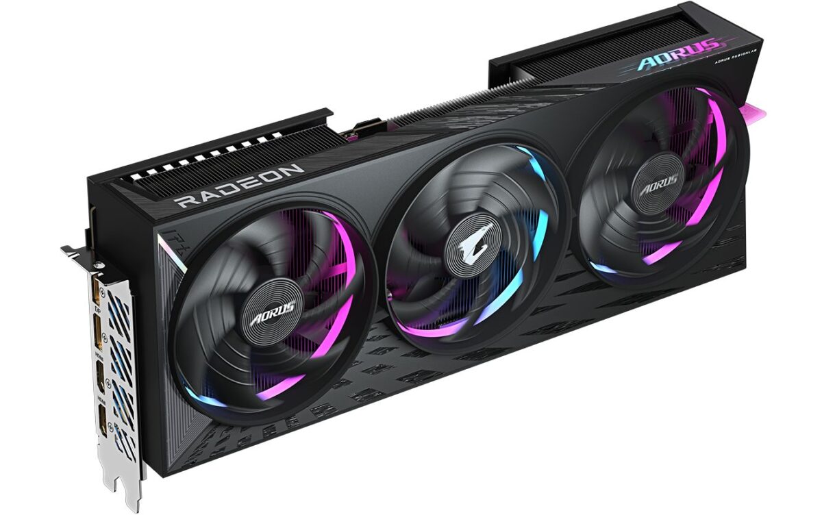 Видеокарта AMD Radeon RX 9070 XT Gigabyte AORUS ELITE OC 16GB (GV-R9070XTAORUS E-16GD)