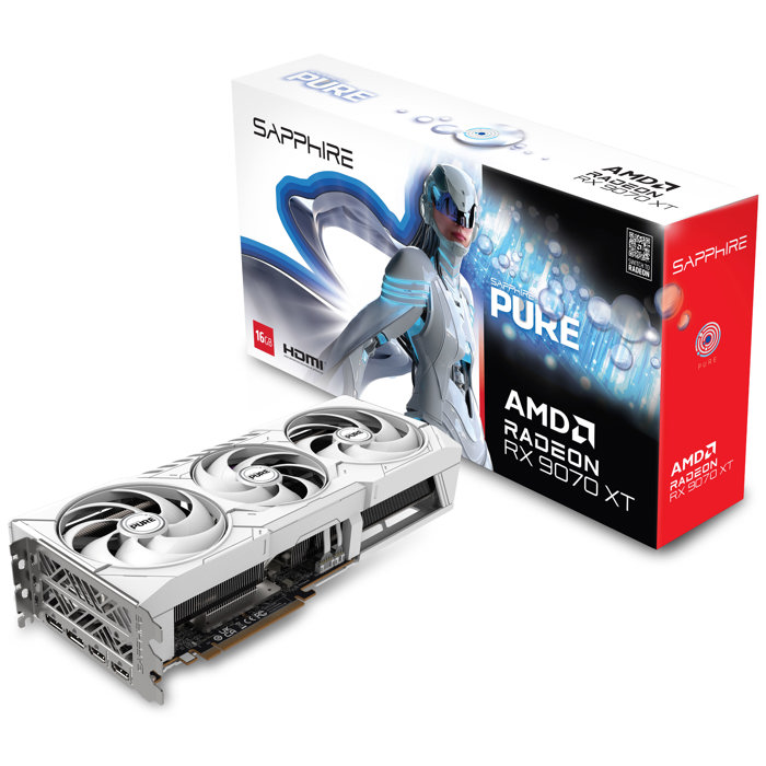Видеокарта AMD Radeon RX 9070 XT Sapphire Nitro+ 16GB (11348-01-20G)