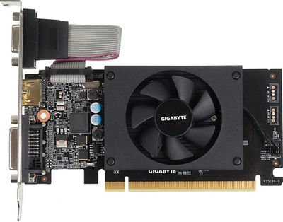 Видеокарта NVIDIA GeForce GT 710 Gigabyte 2GB (GV-N710D3-2GL)