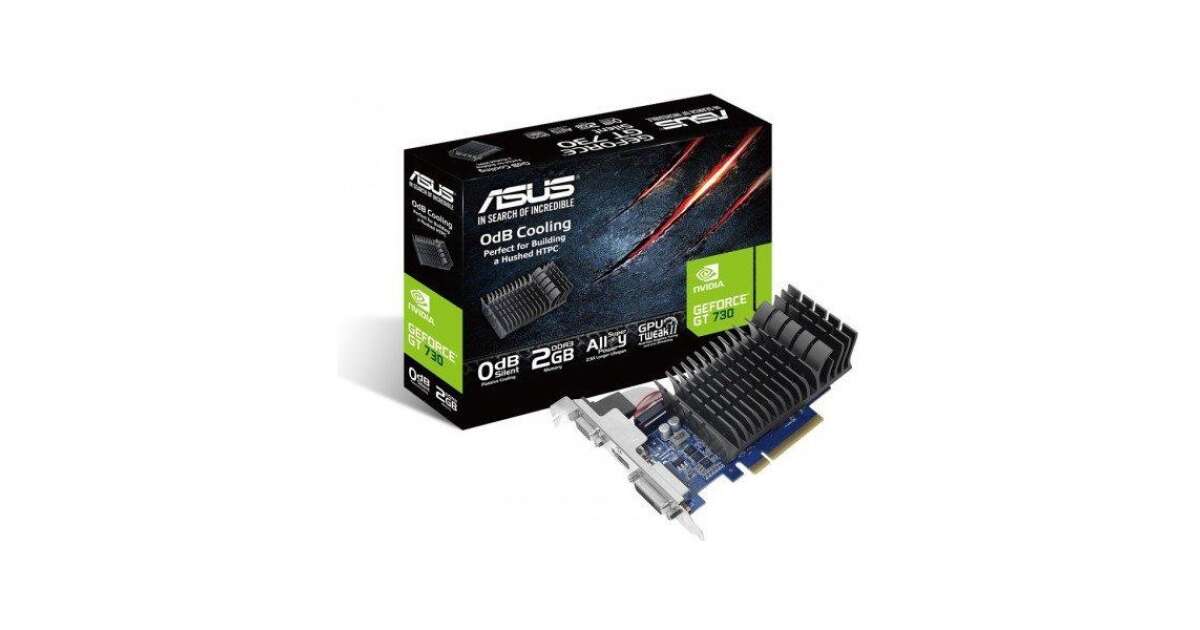 Видеокарта NVIDIA GeForce GT 730 ASUS 2GB (GT730-SL-2GD5-BRK)