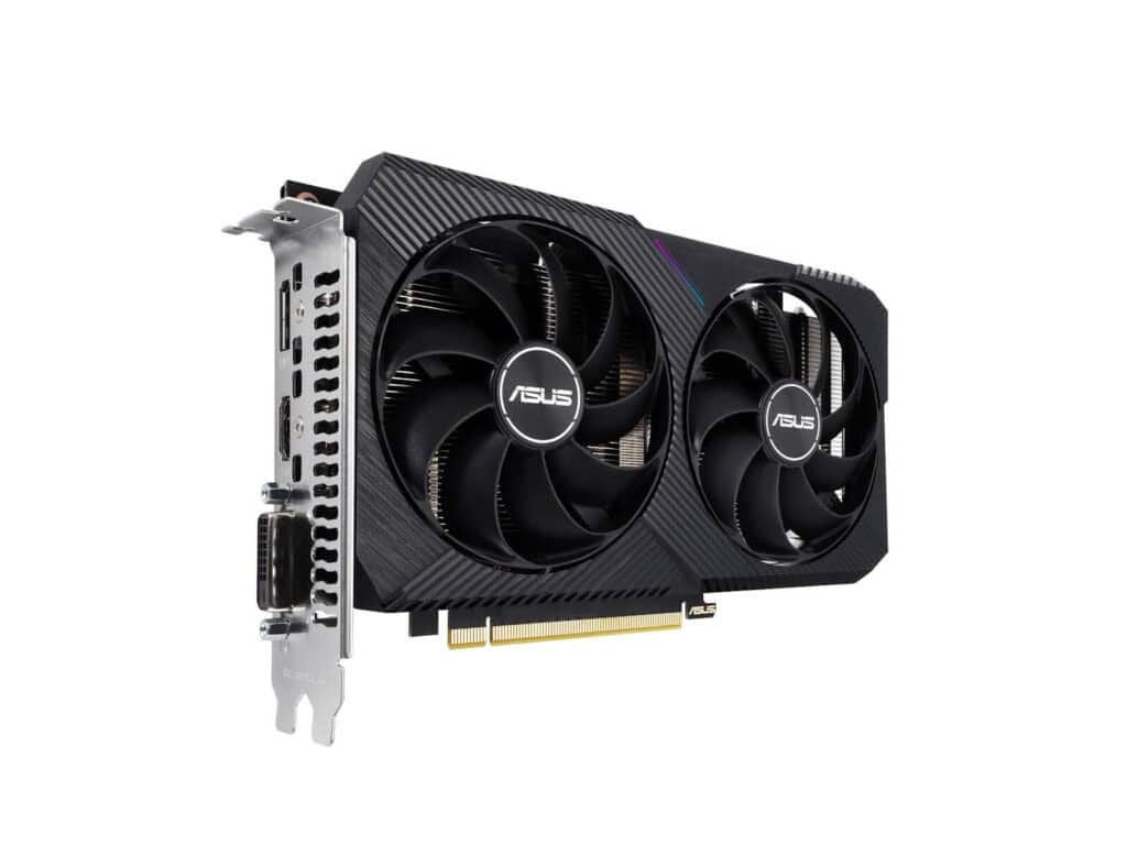 Видеокарта NVIDIA GeForce RTX 3050 ASUS 8GB (DUAL-RTX3050-O8G-V2)
