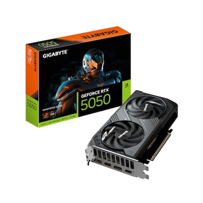 Видеокарта NVIDIA GeForce RTX 5050 Gigabyte WINDFORCE 8GB (GV-N5050WF2-8GD)