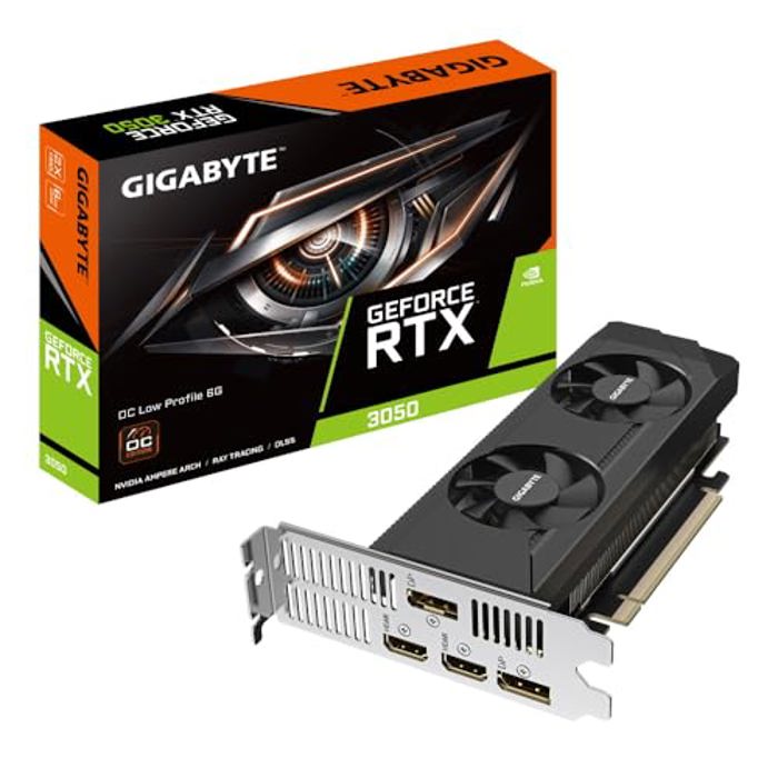 Видеокарта NVIDIA GeForce RTX 5060 Gigabyte Low Profile OC 8GB (GV-N5060OC-8GL)