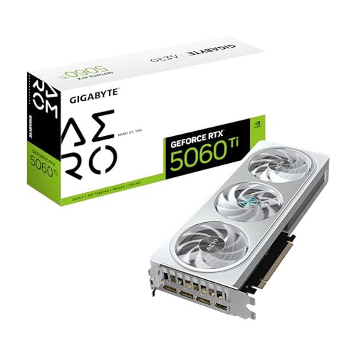 Видеокарта NVIDIA GeForce RTX 5060 Ti Gigabyte AERO OC 16GB (GV-N506TAERO OC-16GD)