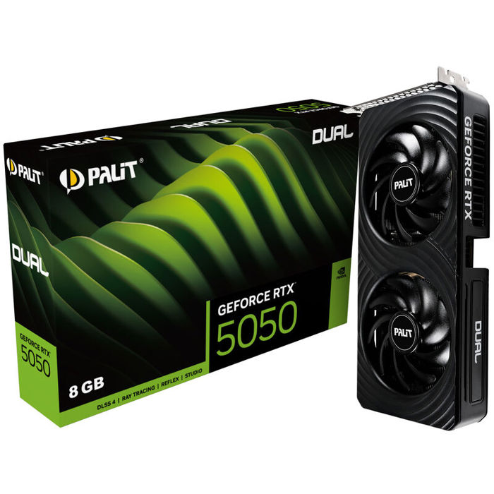 Видеокарта NVIDIA GeForce RTX 5060 Ti Palit Dual OC 8GB (NE7506TT19P1-GB2062D)
