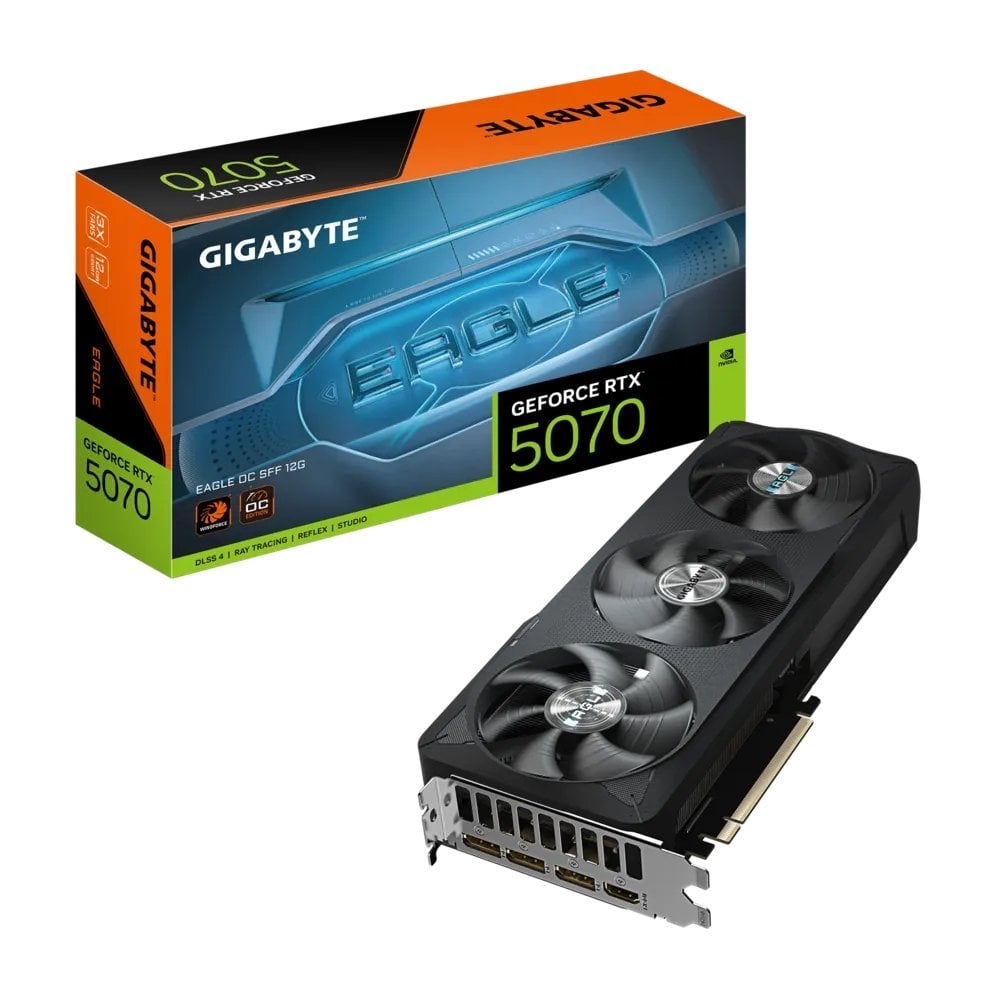 Видеокарта NVIDIA GeForce RTX 5070 Gigabyte EAGLE OC SFF 12GB (GV-N5070EAGLE OC-12GD)