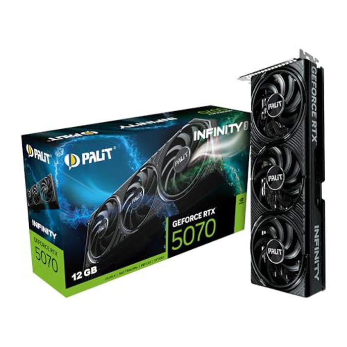Видеокарта NVIDIA GeForce RTX 5070 Palit GamingPro 12GB (NE75070019K9-GB2050A)