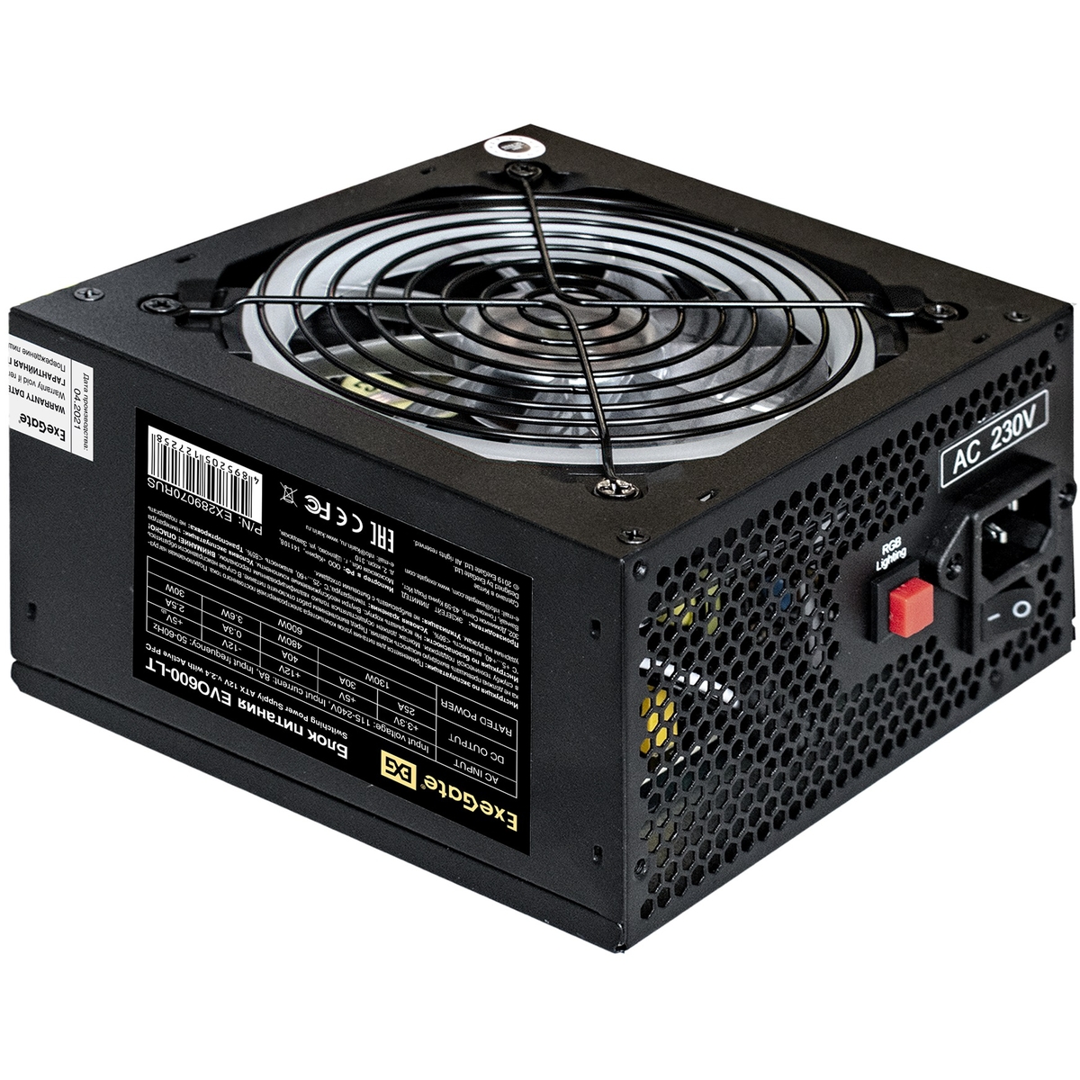 Блок питания 1000W ExeGate 1000PPH-LT-OEM (EX292146RUS-OEM-S)