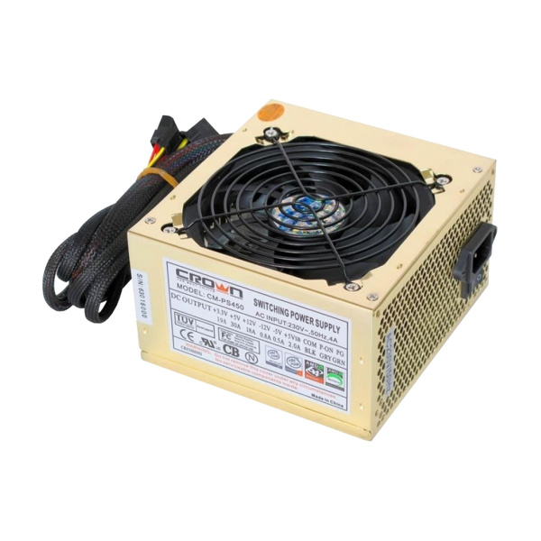 Блок питания 400W Crown CM-PS400W