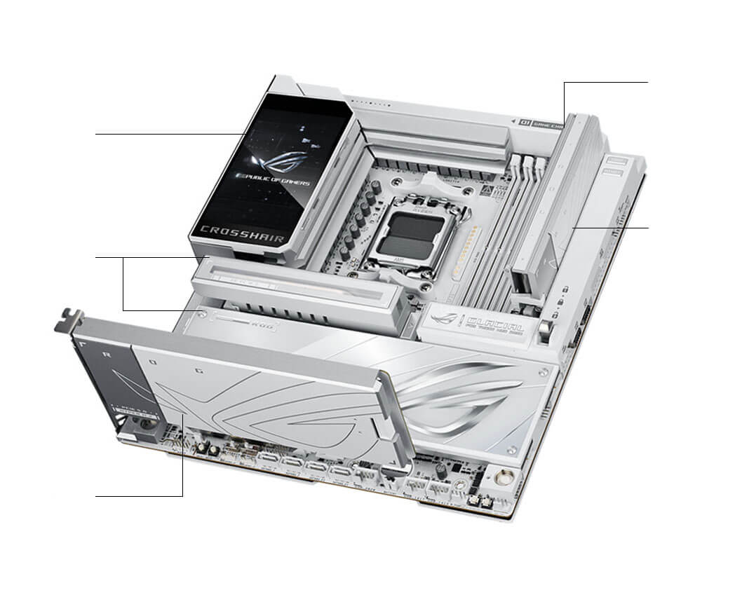 Материнская плата ASUS ROG CROSSHAIR X870E GLACIAL